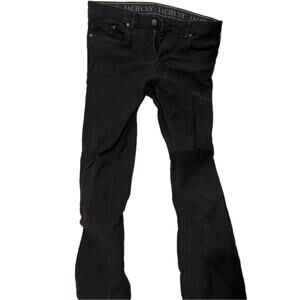 Jachs Slim Fit Black Jeans Mens 34x30